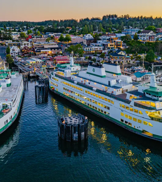 Two Ferries to get to San Juan Island